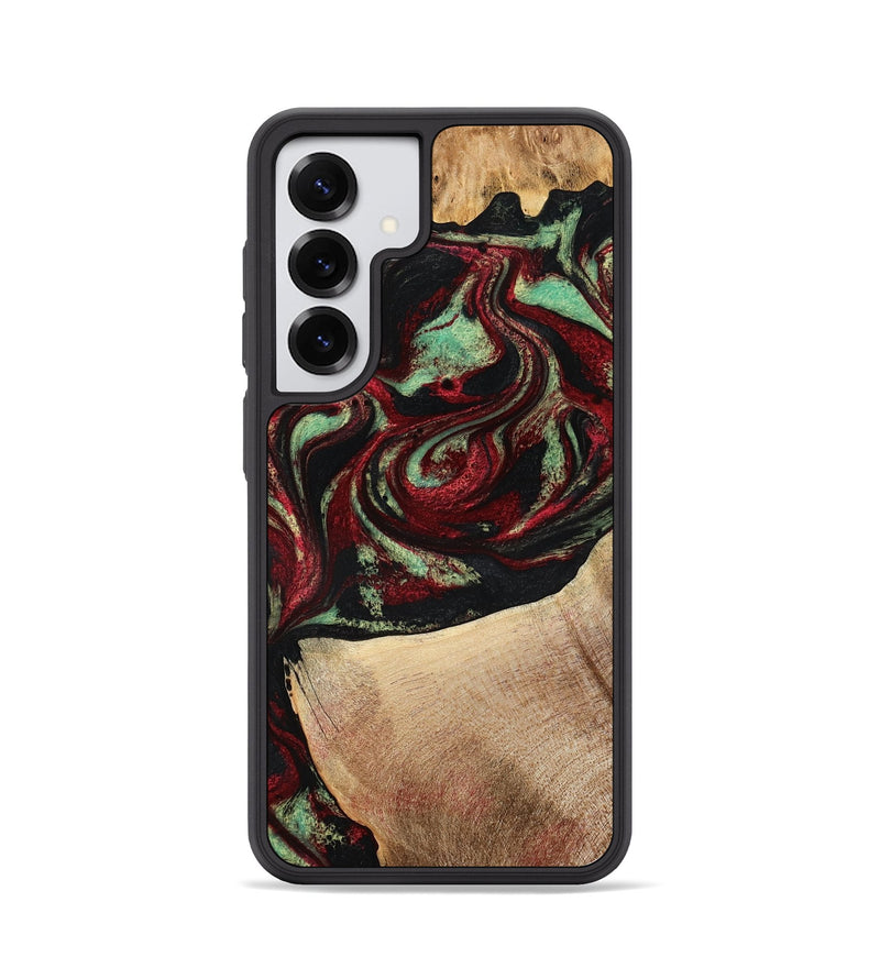 Galaxy S25 Wood Phone Case - Cindy (Red, 776984)