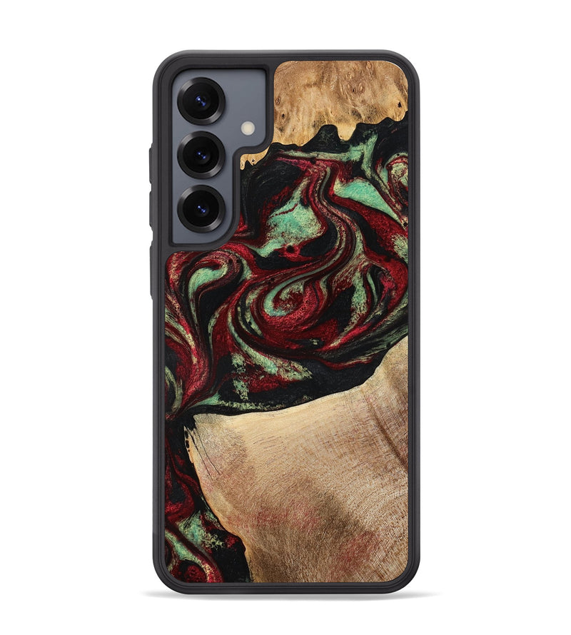 Galaxy S25 Plus Wood Phone Case - Cindy (Red, 776984)