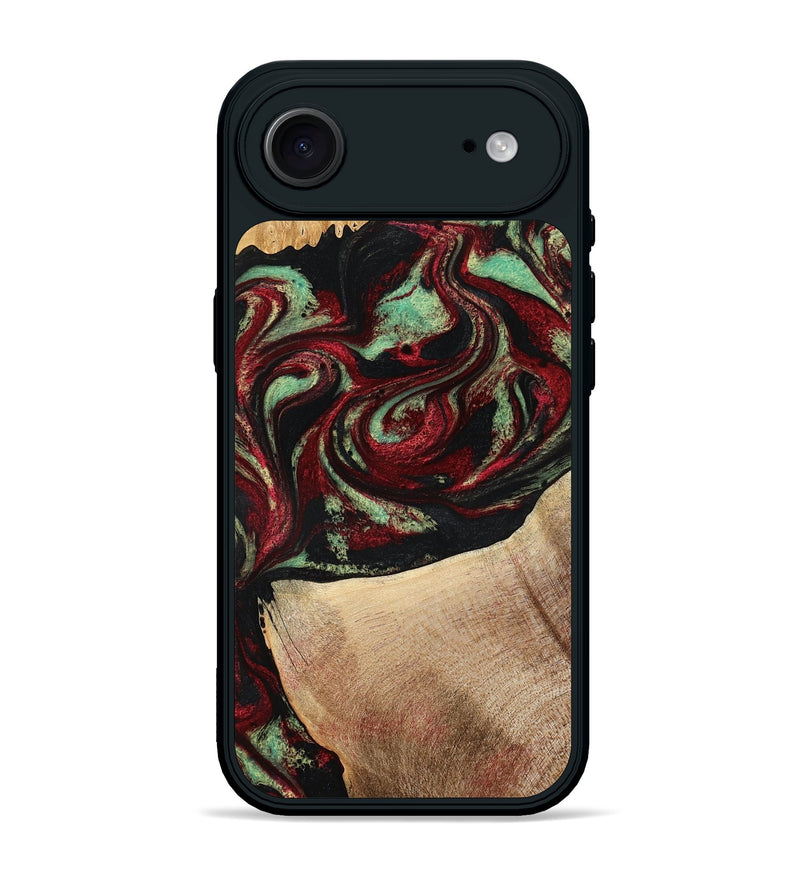 iPhone 17 Air Wood Phone Case - Cindy (Red, 776984)