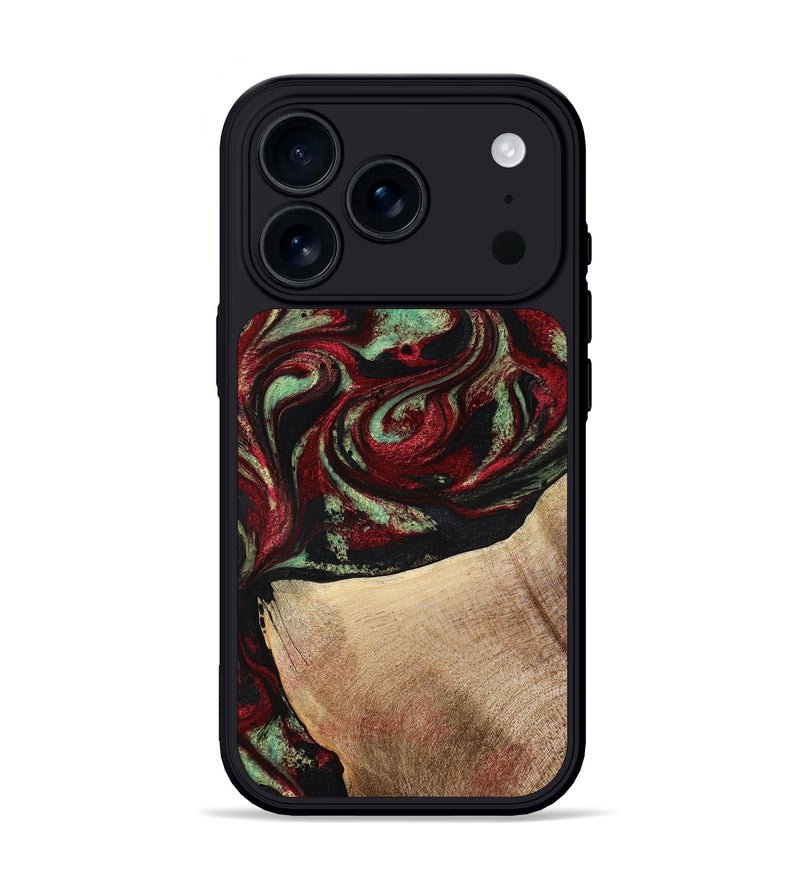 iPhone 17 Pro Wood Phone Case - Cindy (Red, 776984)