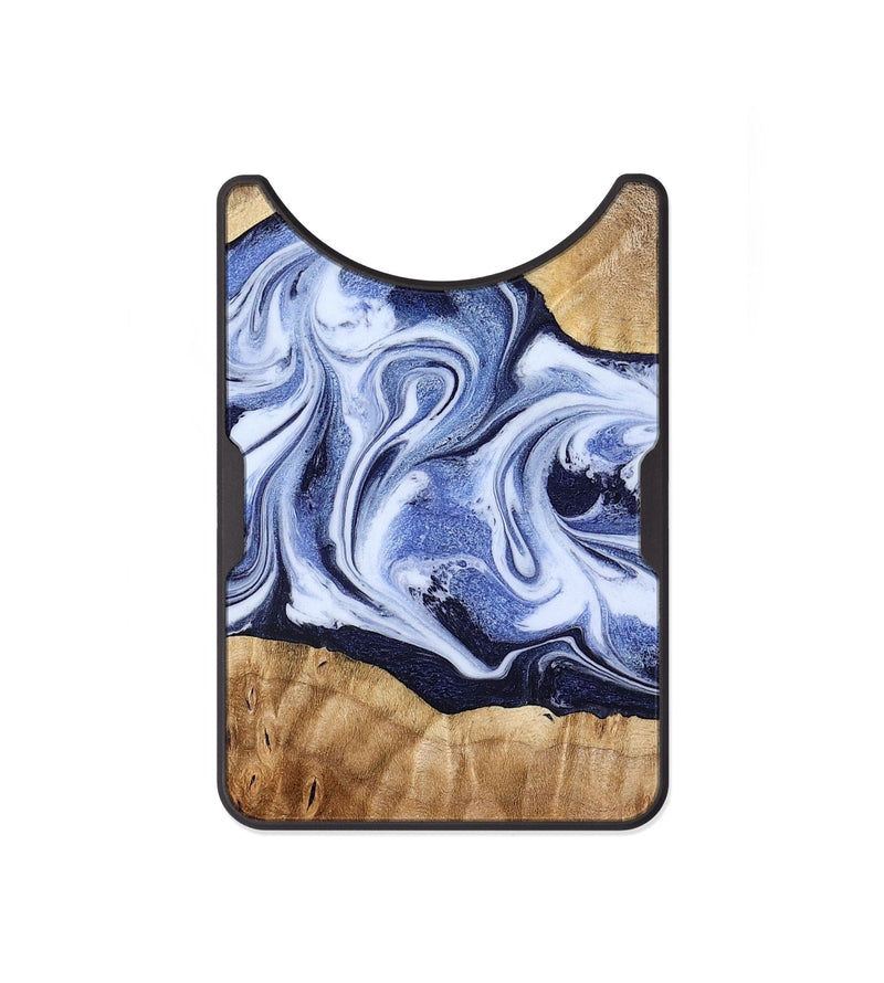 Alloy Wood Wallet - Lucie (Blue, 777009)