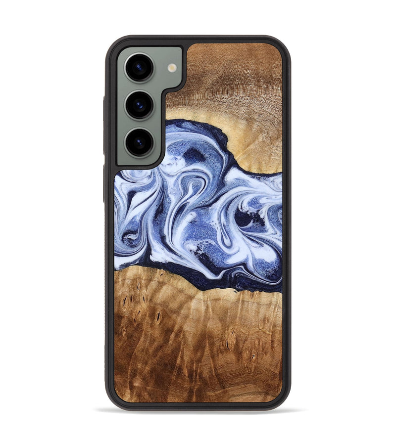 Galaxy S23 Plus Wood Phone Case - Lucie (Blue, 777009)