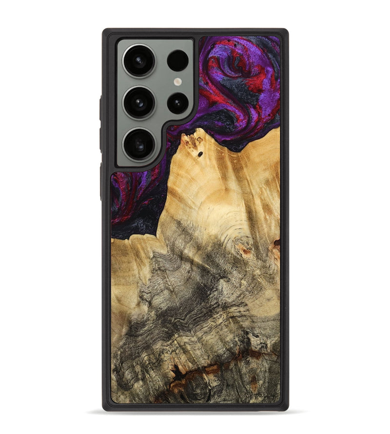 Galaxy S23 Ultra Wood Phone Case - Jaylene (Purple, 777024)