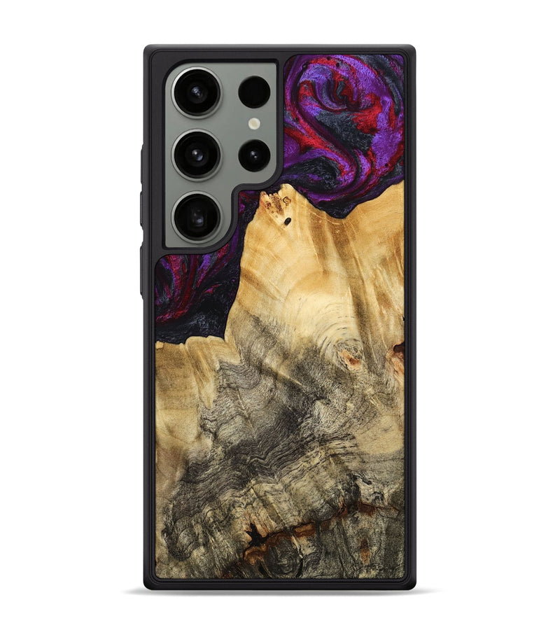 Galaxy S24 Ultra Wood Phone Case - Jaylene (Purple, 777024)