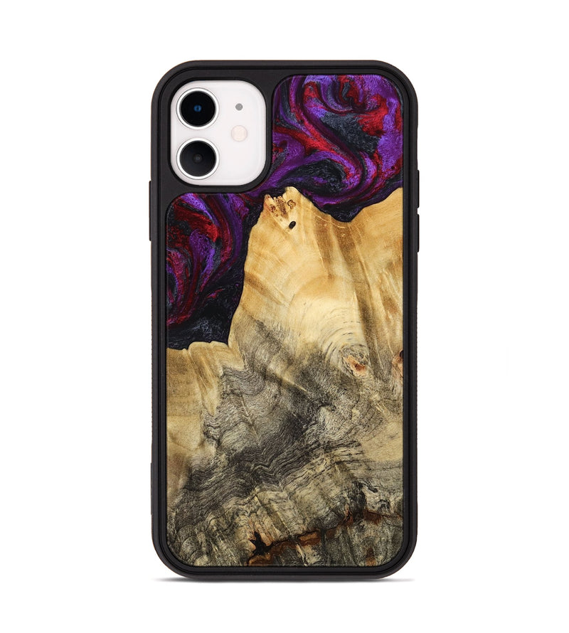 iPhone 11 Wood Phone Case - Jaylene (Purple, 777024)