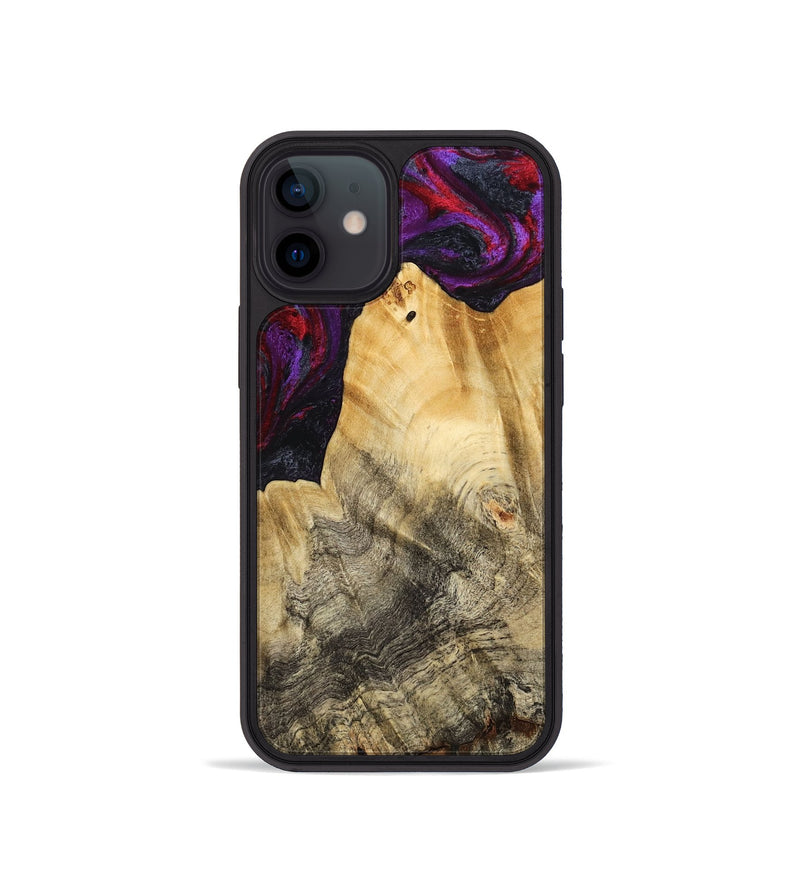 iPhone 12 mini Wood Phone Case - Jaylene (Purple, 777024)