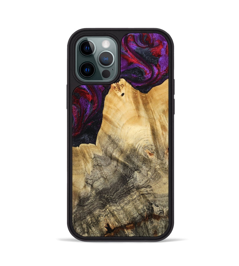 iPhone 12 Pro Wood Phone Case - Jaylene (Purple, 777024)
