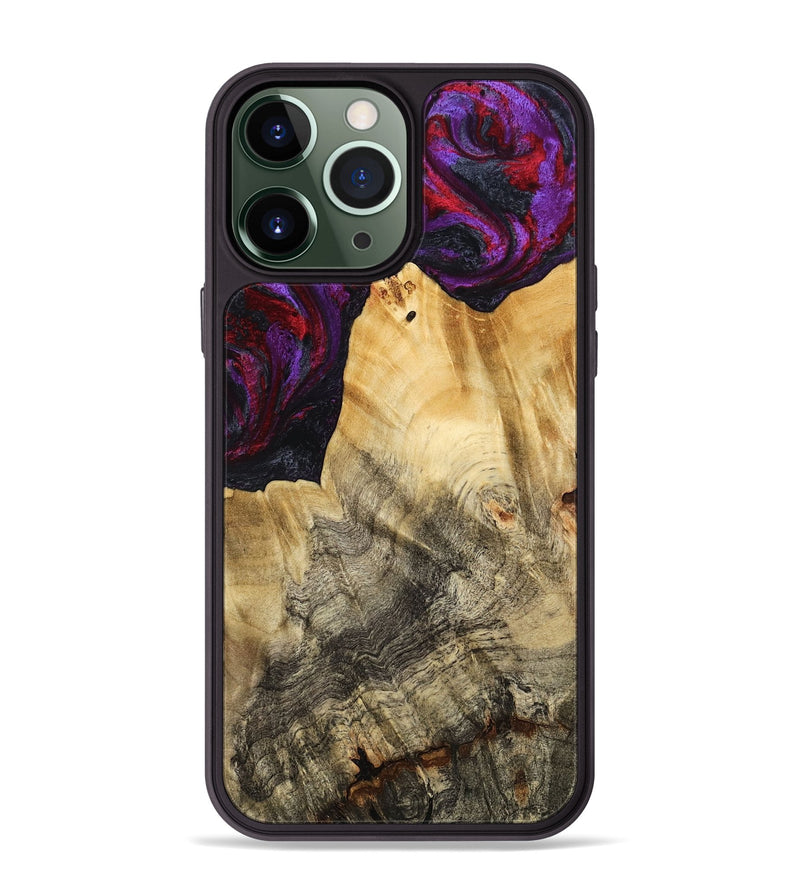 iPhone 13 Pro Max Wood Phone Case - Jaylene (Purple, 777024)
