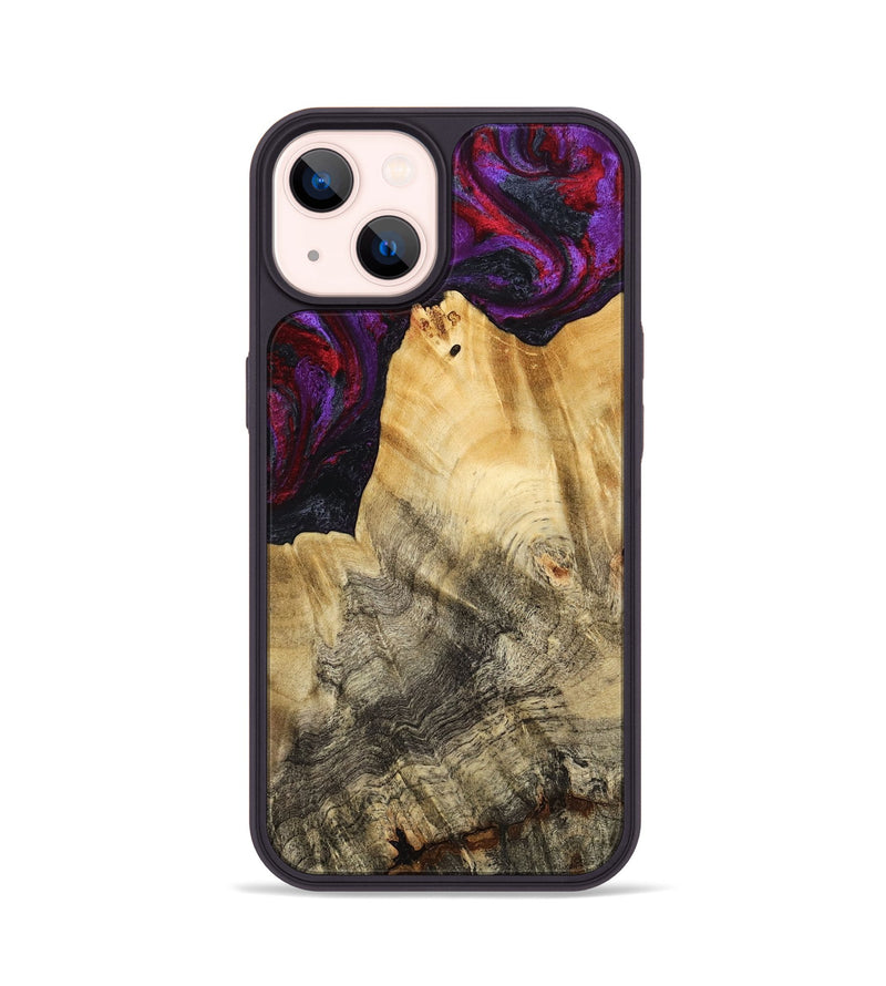 iPhone 14 Wood Phone Case - Jaylene (Purple, 777024)
