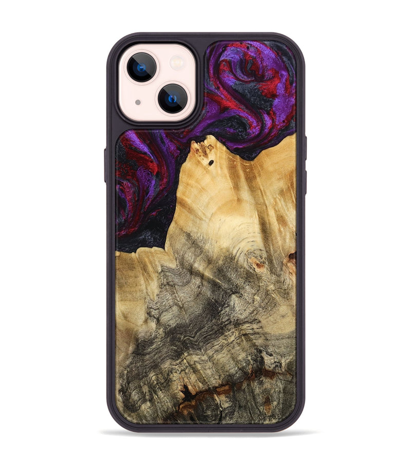 iPhone 14 Plus Wood Phone Case - Jaylene (Purple, 777024)