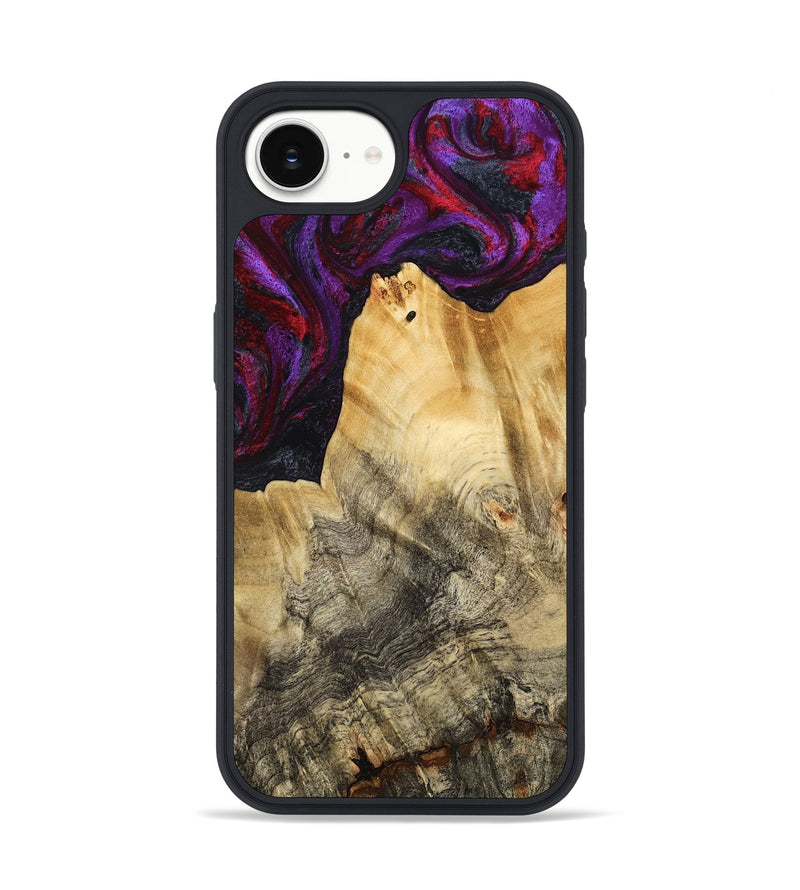 iPhone 16e Wood Phone Case - Jaylene (Purple, 777024)