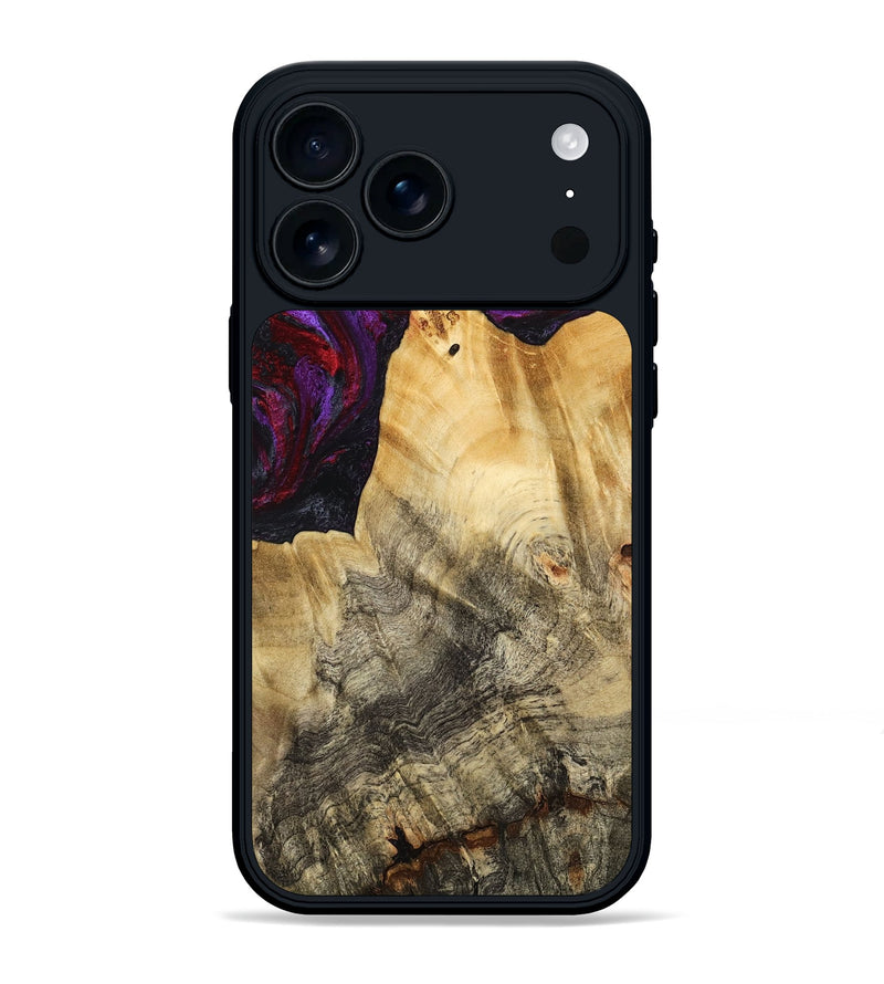 iPhone 17 Pro Max Wood Phone Case - Jaylene (Purple, 777024)