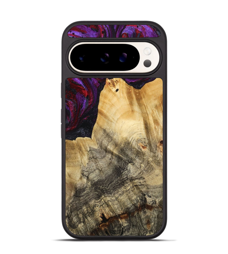 Pixel 9 Pro Wood Phone Case - Jaylene (Purple, 777024)
