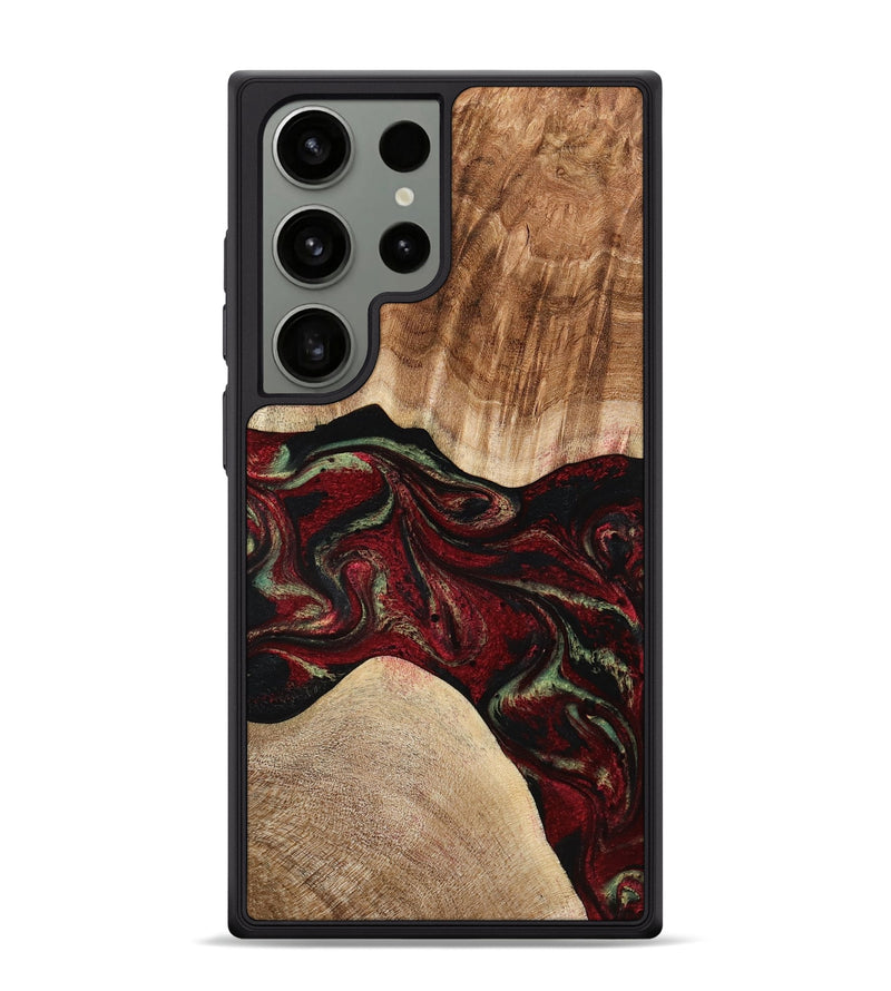 Galaxy S24 Ultra Wood Phone Case - Eldora (Red, 777144)