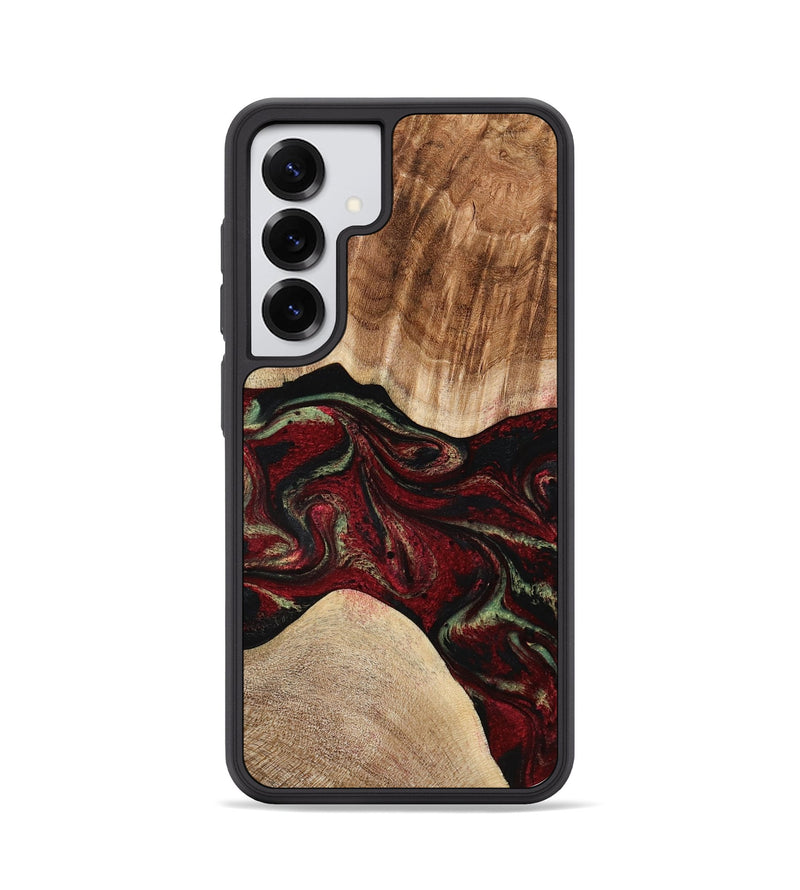 Galaxy S25 Wood Phone Case - Eldora (Red, 777144)