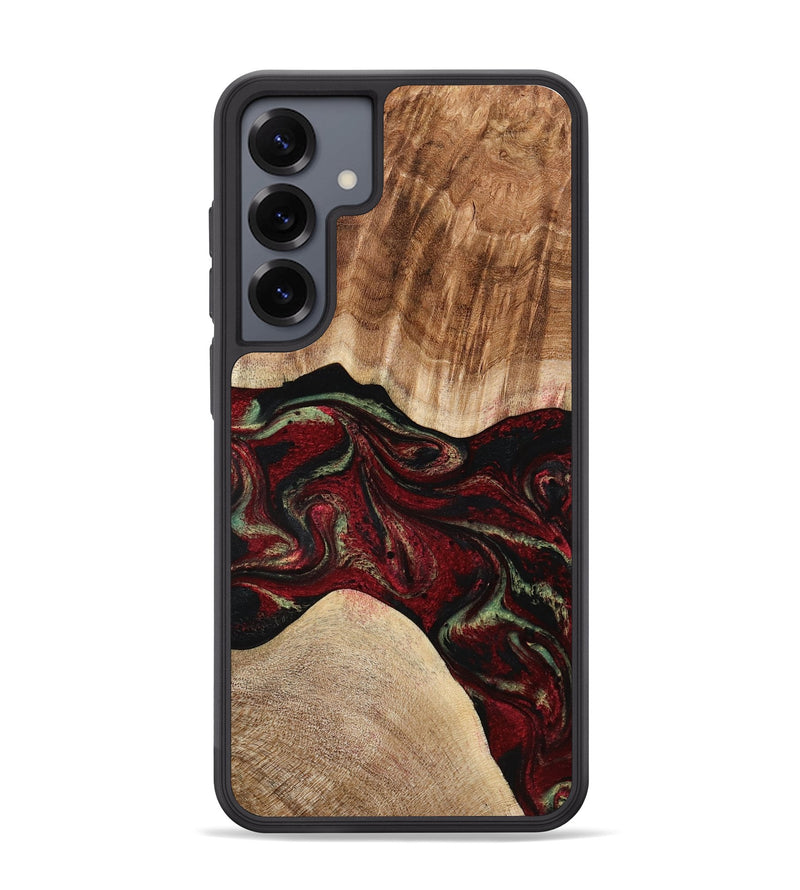 Galaxy S25 Plus Wood Phone Case - Eldora (Red, 777144)