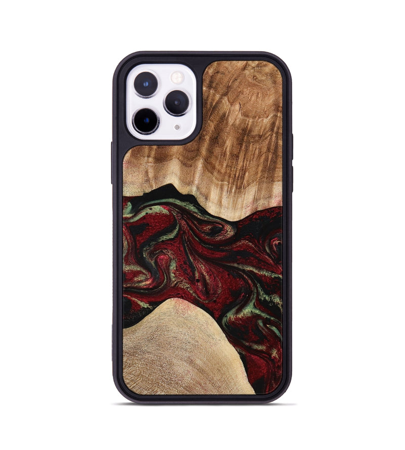 iPhone 11 Pro Wood Phone Case - Eldora (Red, 777144)