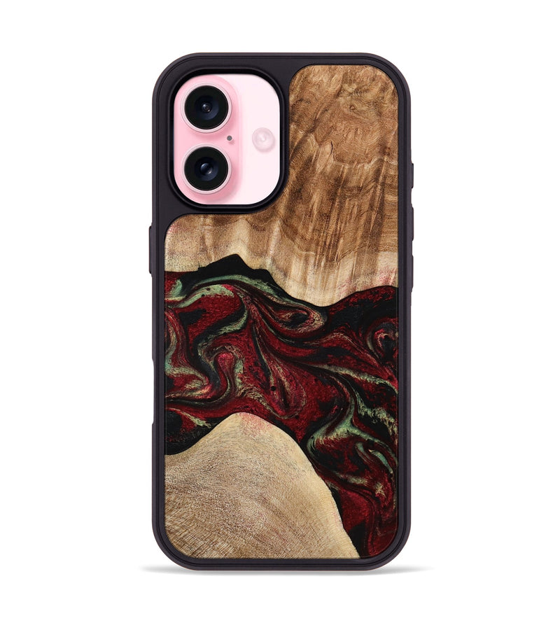 iPhone 17 Wood Phone Case - Eldora (Red, 777144)