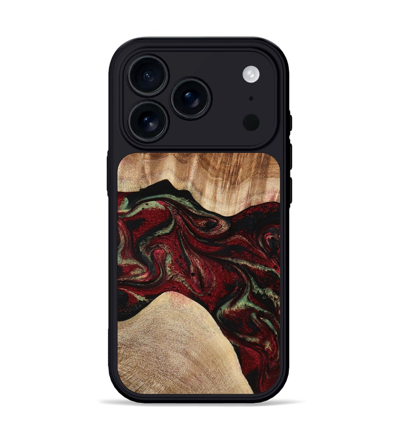 iPhone 17 Pro Wood Phone Case - Eldora (Red, 777144)