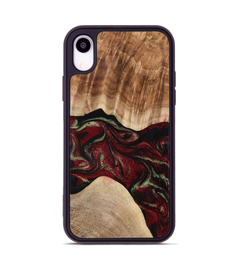 iPhone Xr Wood Phone Case - Eldora (Red, 777144)