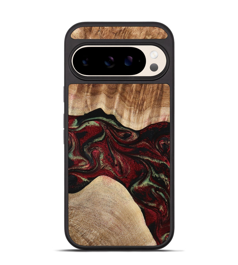 Pixel 10 Wood Phone Case - Eldora (Red, 777144)