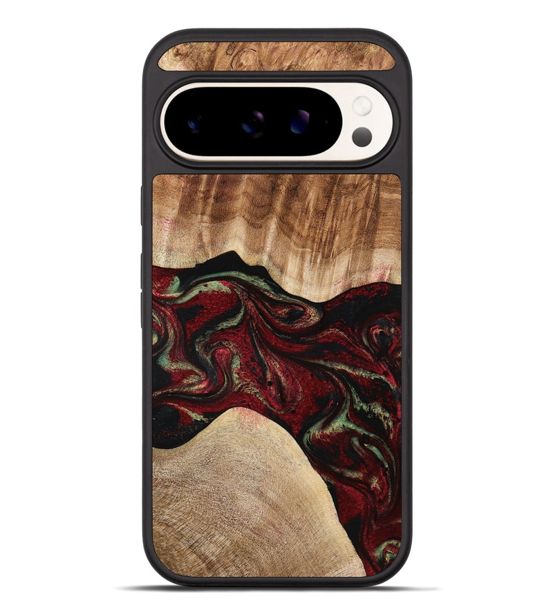 Pixel 10 Pro XL Wood Phone Case - Eldora (Red, 777144)