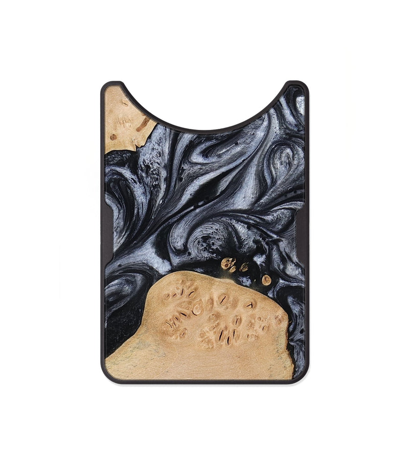 Alloy Wood Wallet - Kandace (Black & White, 777148)