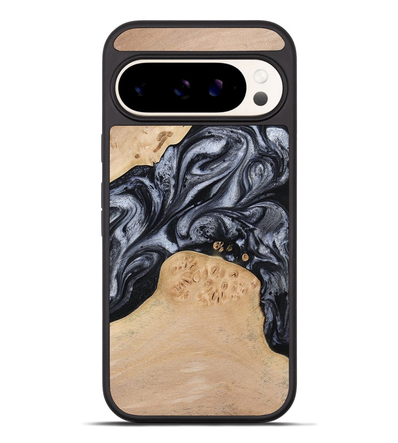 Pixel 9 Pro XL Wood Phone Case - Kandace (Black & White, 777148)