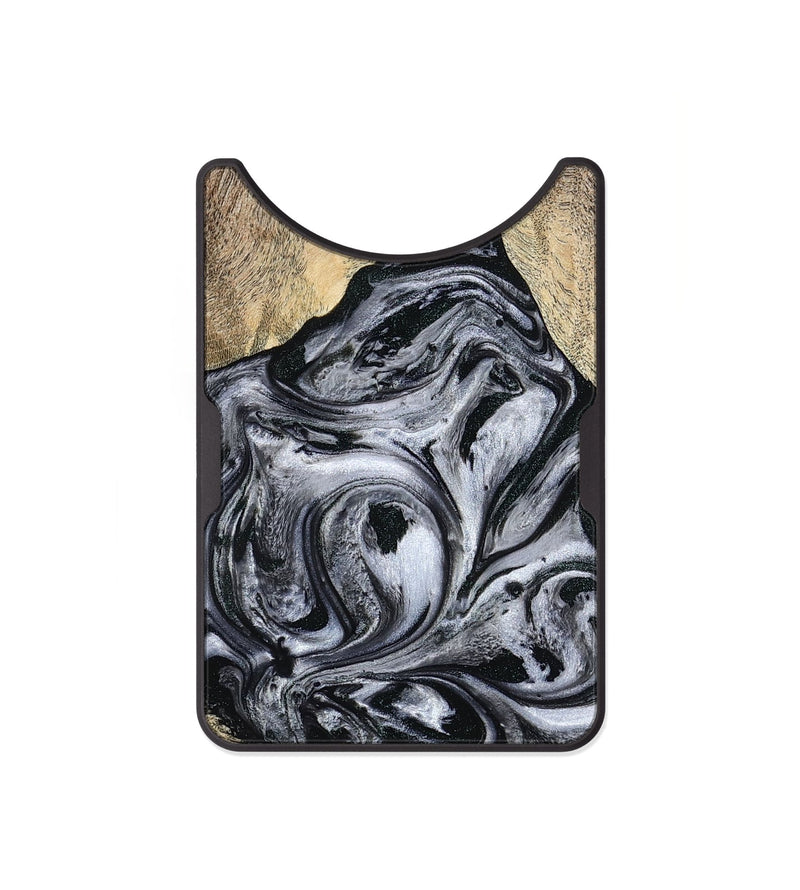 Alloy Wood Wallet - Damian (Black & White, 777149)