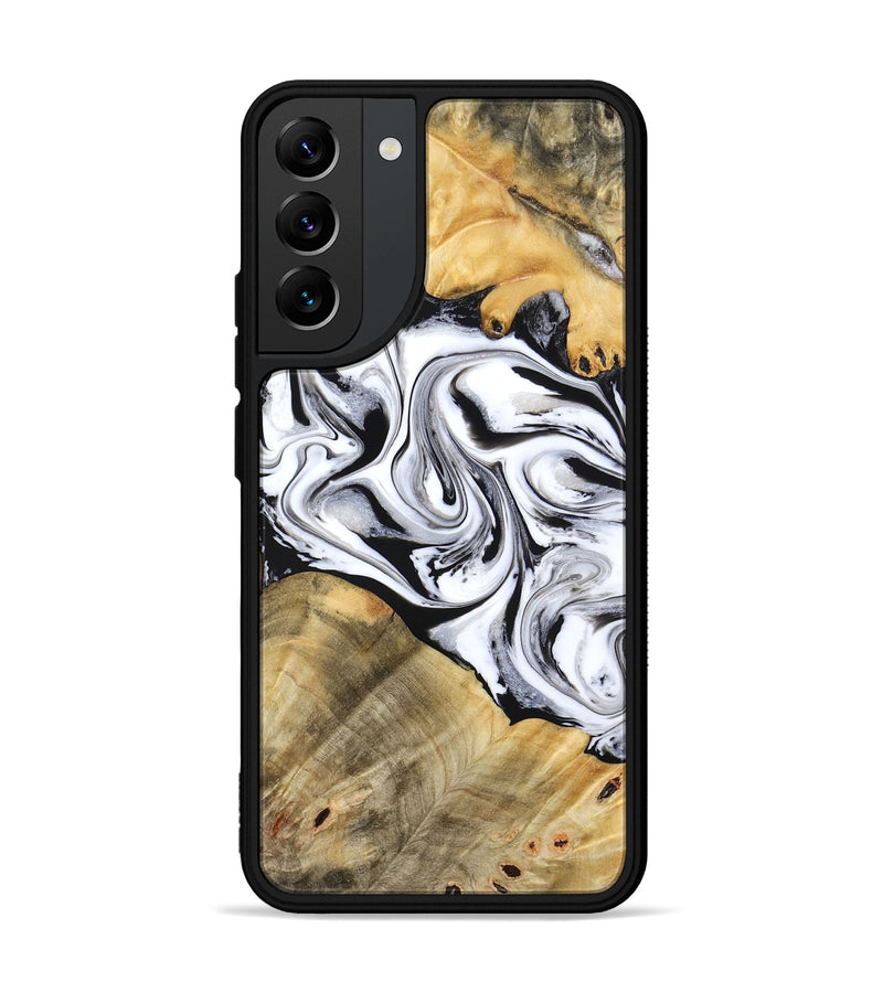 Galaxy S22 Plus Wood Phone Case - Cayson (Black & White, 777153)