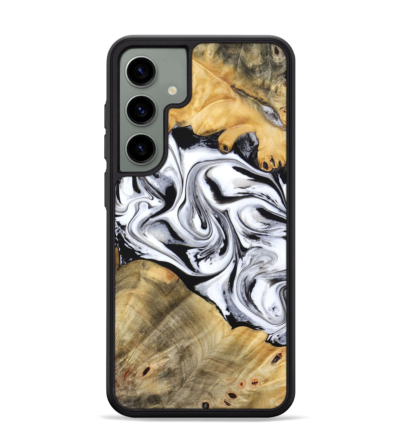 Galaxy S24 Plus Wood Phone Case - Cayson (Black & White, 777153)