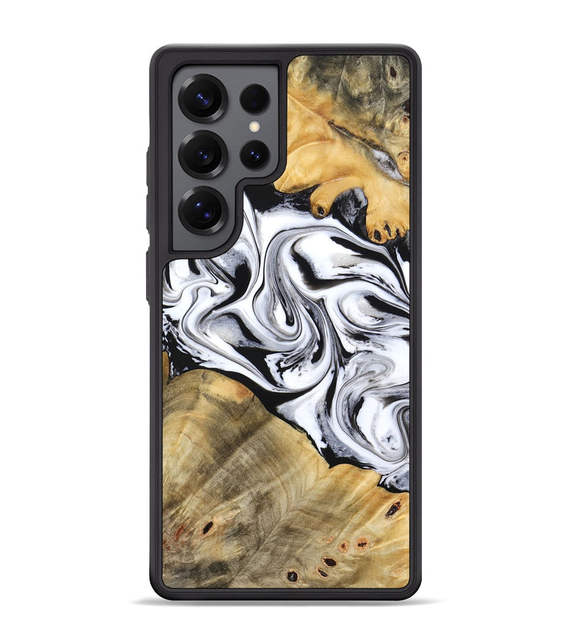 Galaxy S25 Ultra Wood Phone Case - Cayson (Black & White, 777153)