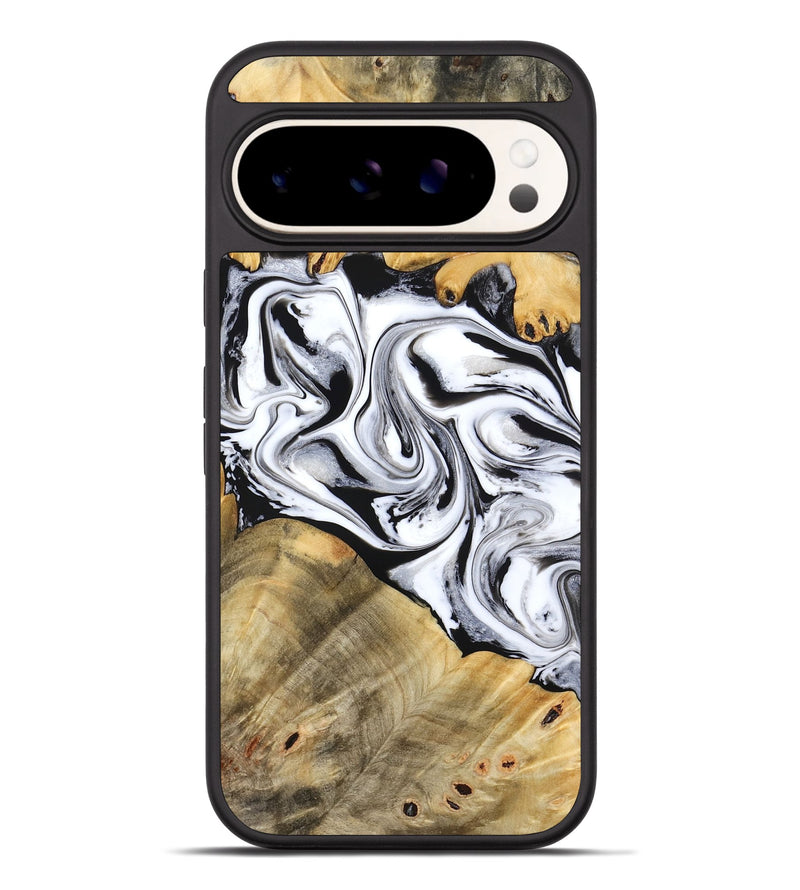 Pixel 9 Pro XL Wood Phone Case - Cayson (Black & White, 777153)