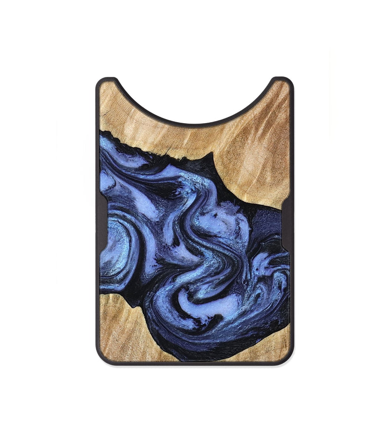 Alloy Wood Wallet - Semaj (Blue, 777167)