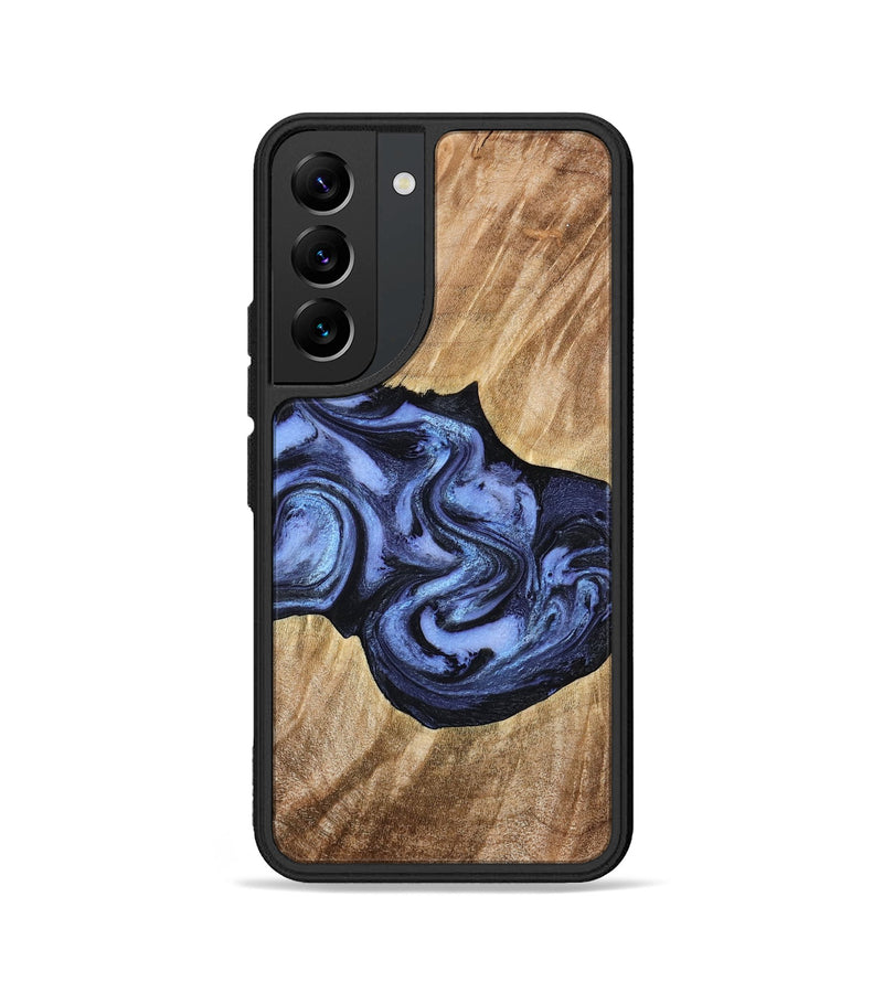 Galaxy S22 Wood Phone Case - Semaj (Blue, 777167)