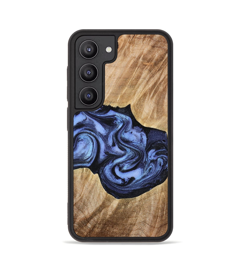 Galaxy S23 Wood Phone Case - Semaj (Blue, 777167)
