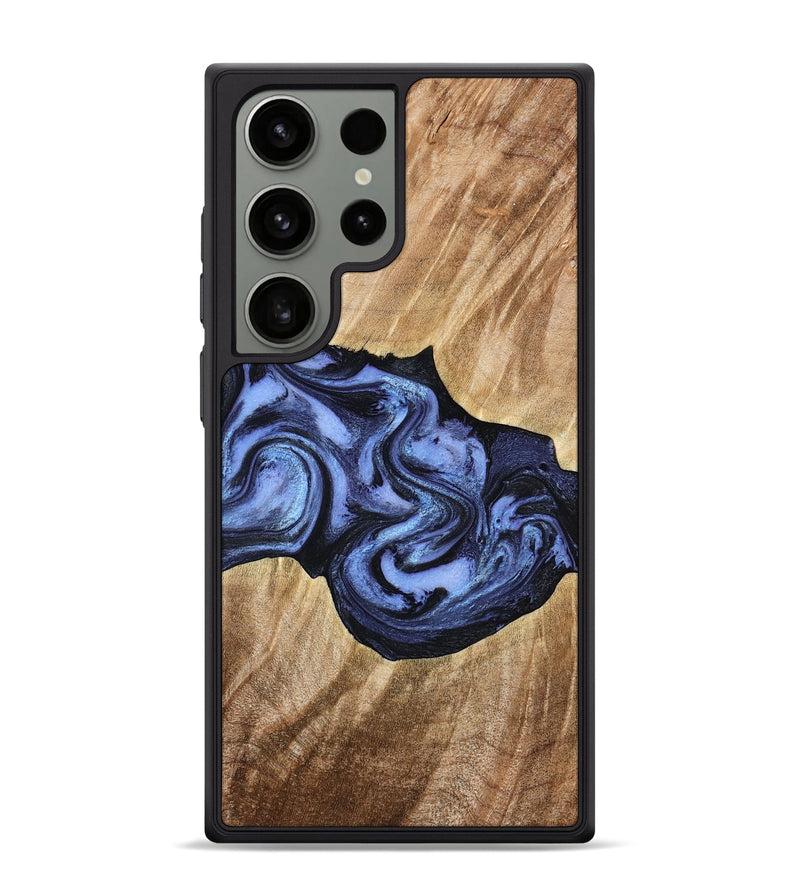 Galaxy S24 Ultra Wood Phone Case - Semaj (Blue, 777167)