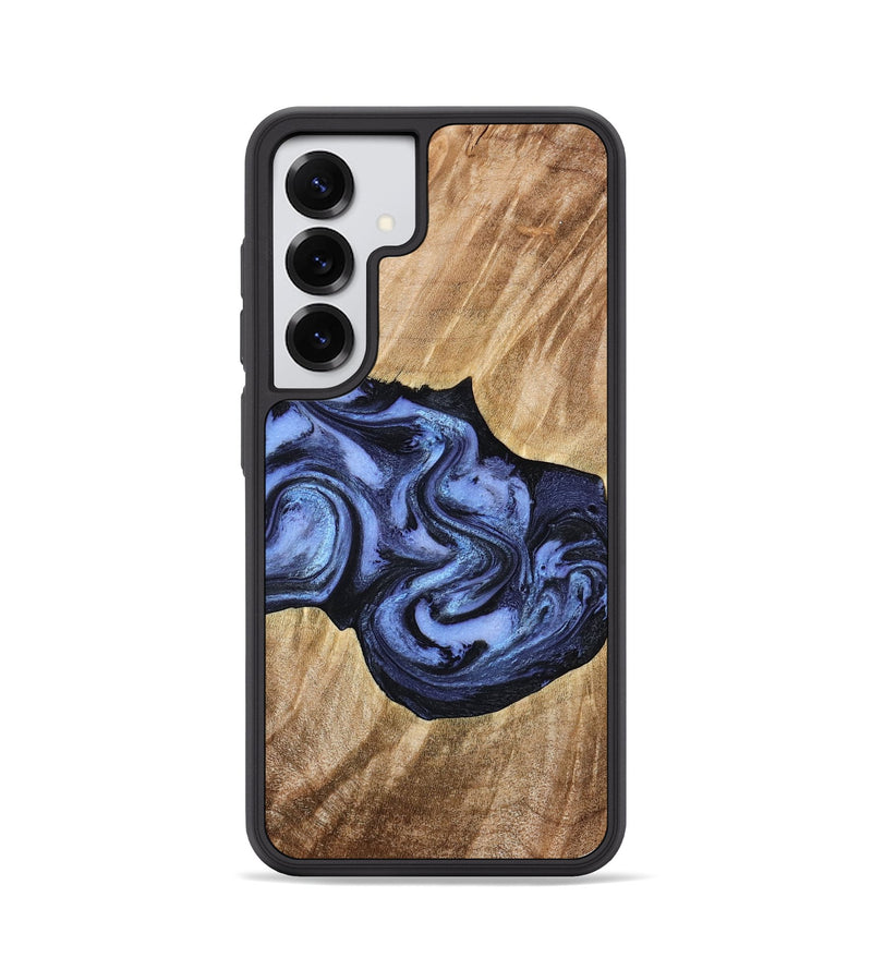 Galaxy S25 Wood Phone Case - Semaj (Blue, 777167)