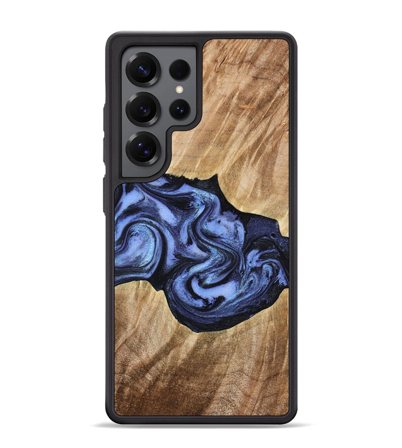 Galaxy S25 Ultra Wood Phone Case - Semaj (Blue, 777167)