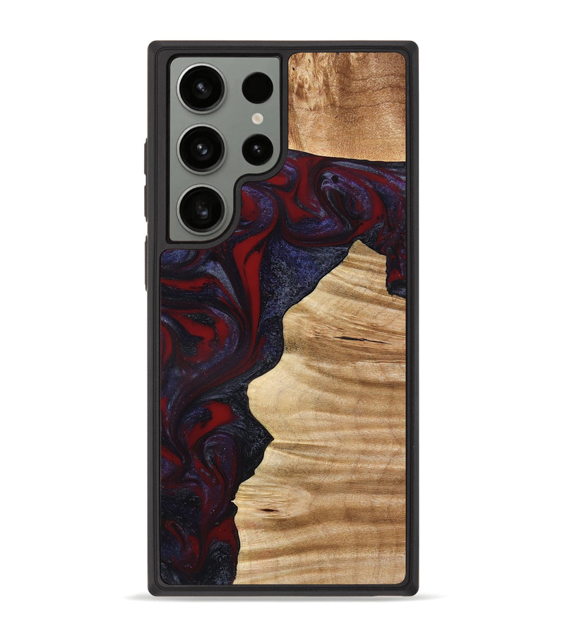 Galaxy S23 Ultra Wood Phone Case - Savanna (Red, 777544)