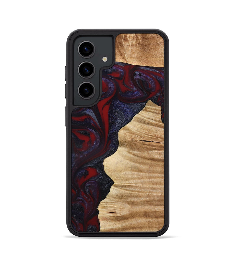 Galaxy S24 Wood Phone Case - Savanna (Red, 777544)