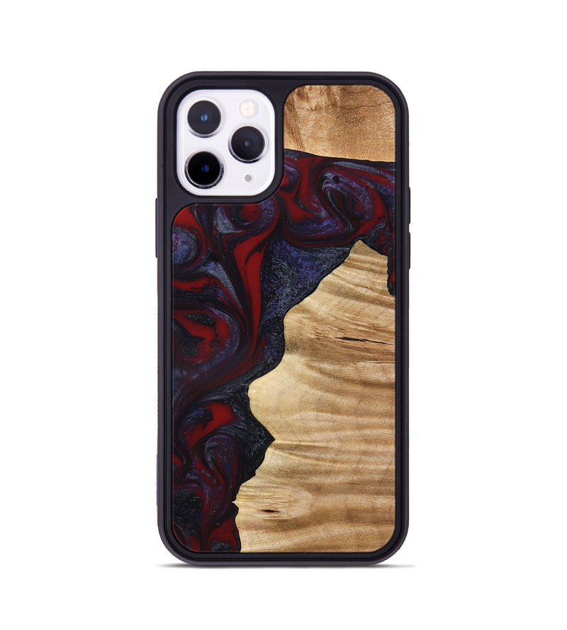 iPhone 11 Pro Wood Phone Case - Savanna (Red, 777544)