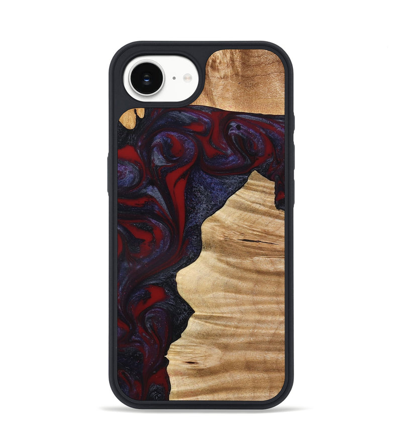 iPhone 16e Wood Phone Case - Savanna (Red, 777544)