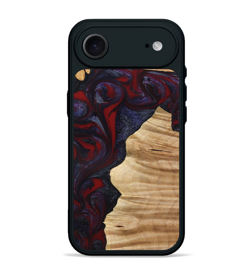 iPhone 17 Air Wood Phone Case - Savanna (Red, 777544)