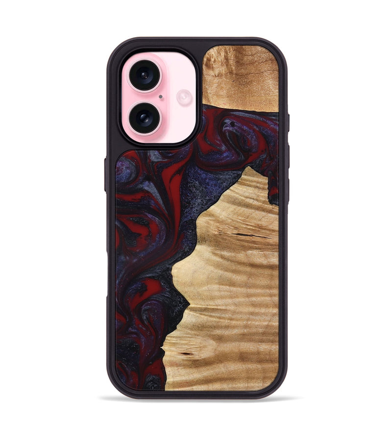 iPhone 17 Wood Phone Case - Savanna (Red, 777544)