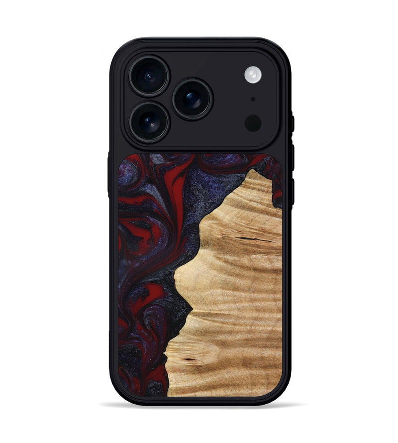 iPhone 17 Pro Wood Phone Case - Savanna (Red, 777544)