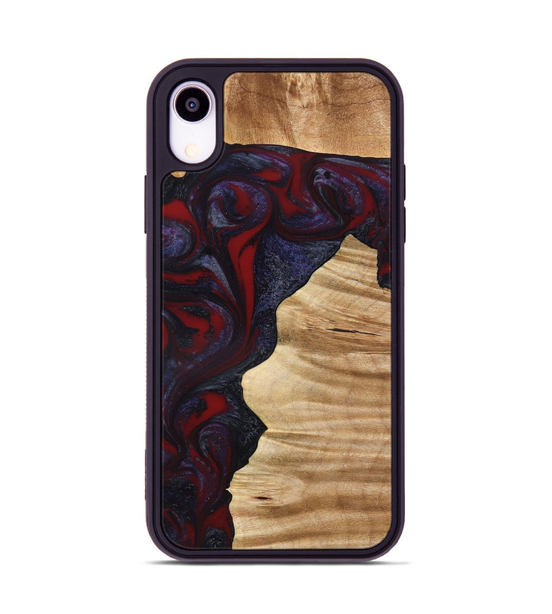 iPhone Xr Wood Phone Case - Savanna (Red, 777544)