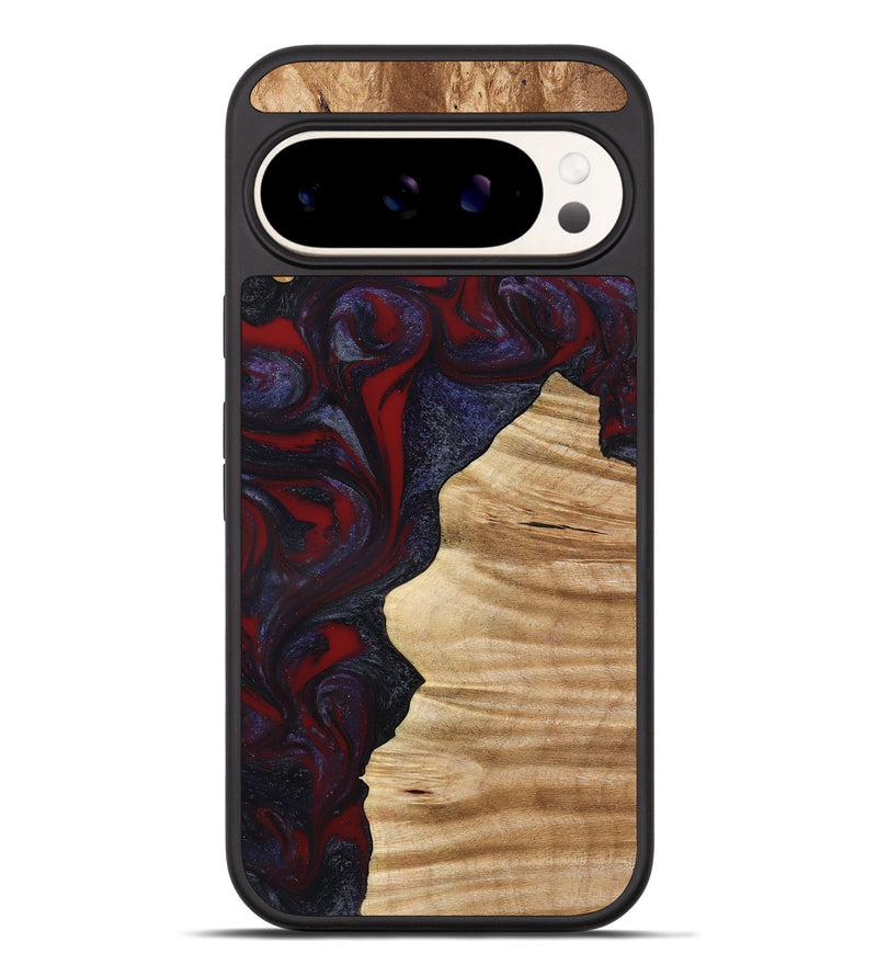 Pixel 9 Pro XL Wood Phone Case - Savanna (Red, 777544)