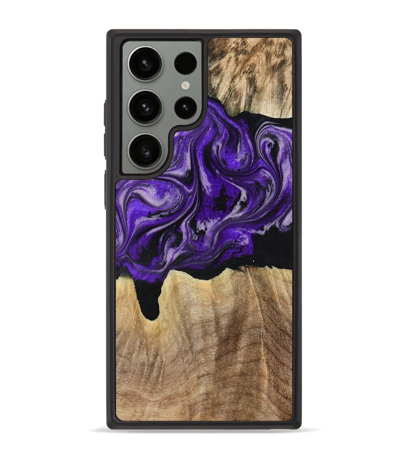 Galaxy S23 Ultra Wood Phone Case - Shelli (Purple, 777548)