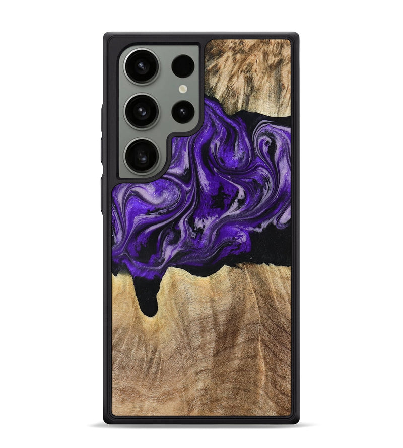 Galaxy S24 Ultra Wood Phone Case - Shelli (Purple, 777548)